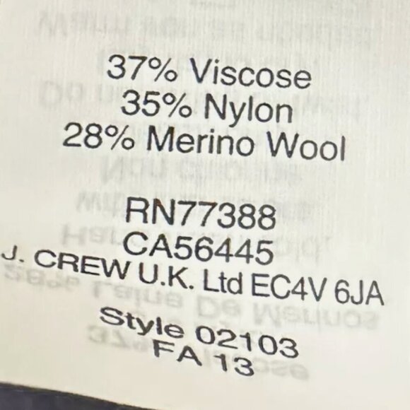 J. CREW French Bulldog Pullover Crewneck Sweater Women's‎ Small Navy **EUC - Picture 5 of 5